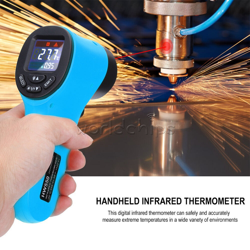High Precision IR Temperature Sensor Digital LED Gun Non Contact Thermometer US