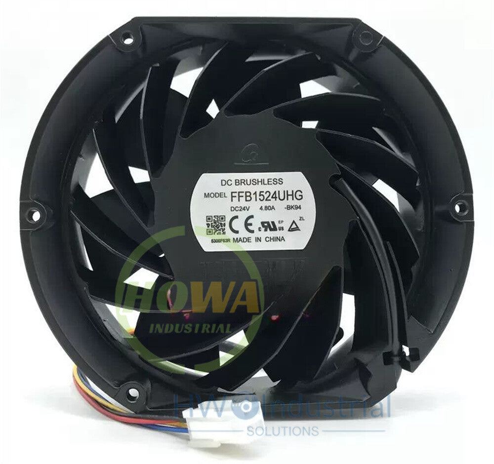 1/piece FFB1524UHG Delta 24V4.80A 4-wire for ABB Inverter High Speed Cooling Fan