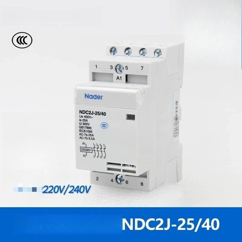 1PCS  FIT FOR Nader NDC2J-25/40 25A AC contactor