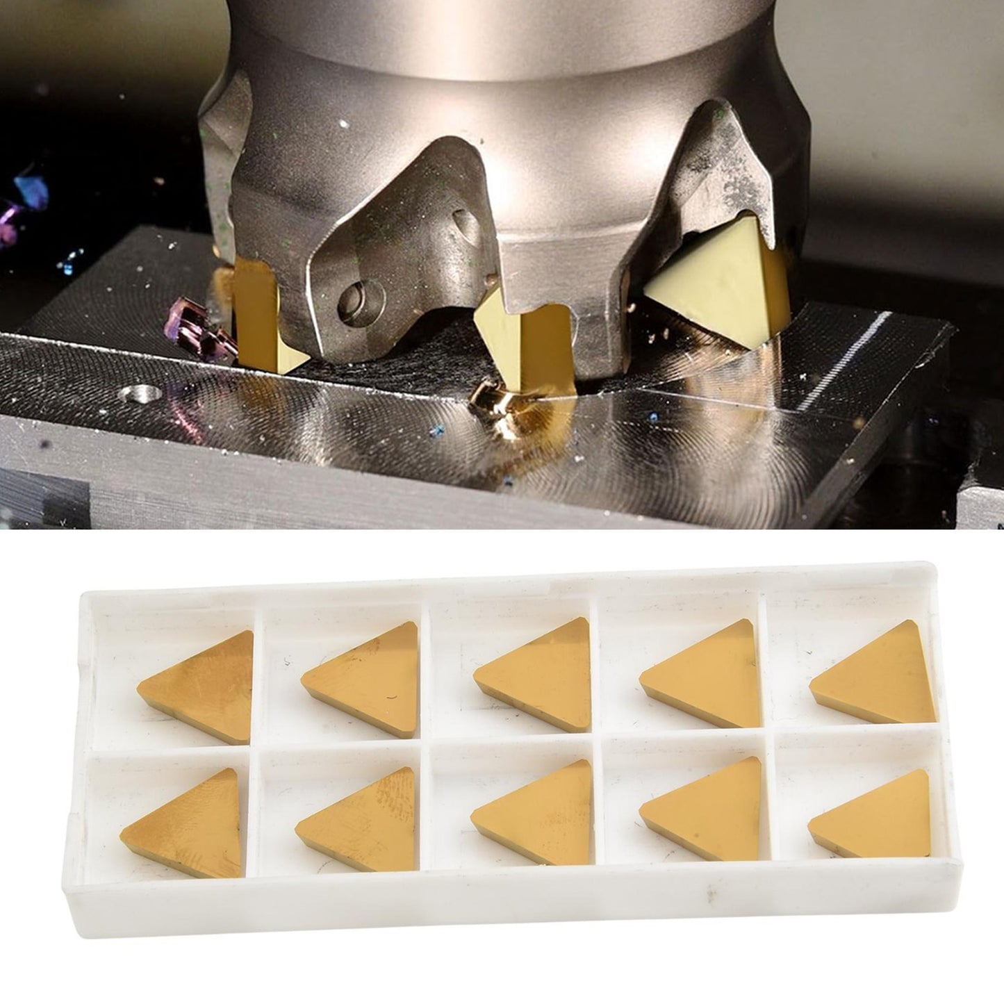 10pcs Carbide Turning Inserts TPCN32PDTR TPG32 Precision Cutting Tools