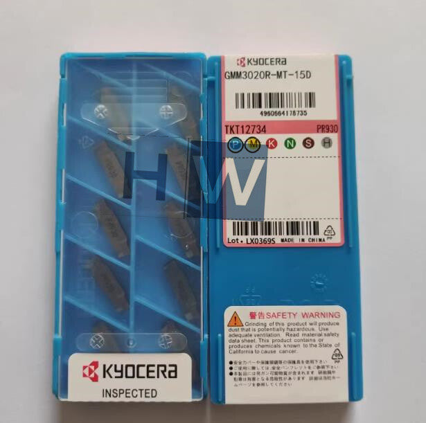 BOx/10pcs Kyocera Oblique Cutting Groove Blade GMM3020R-MT-15D PR930