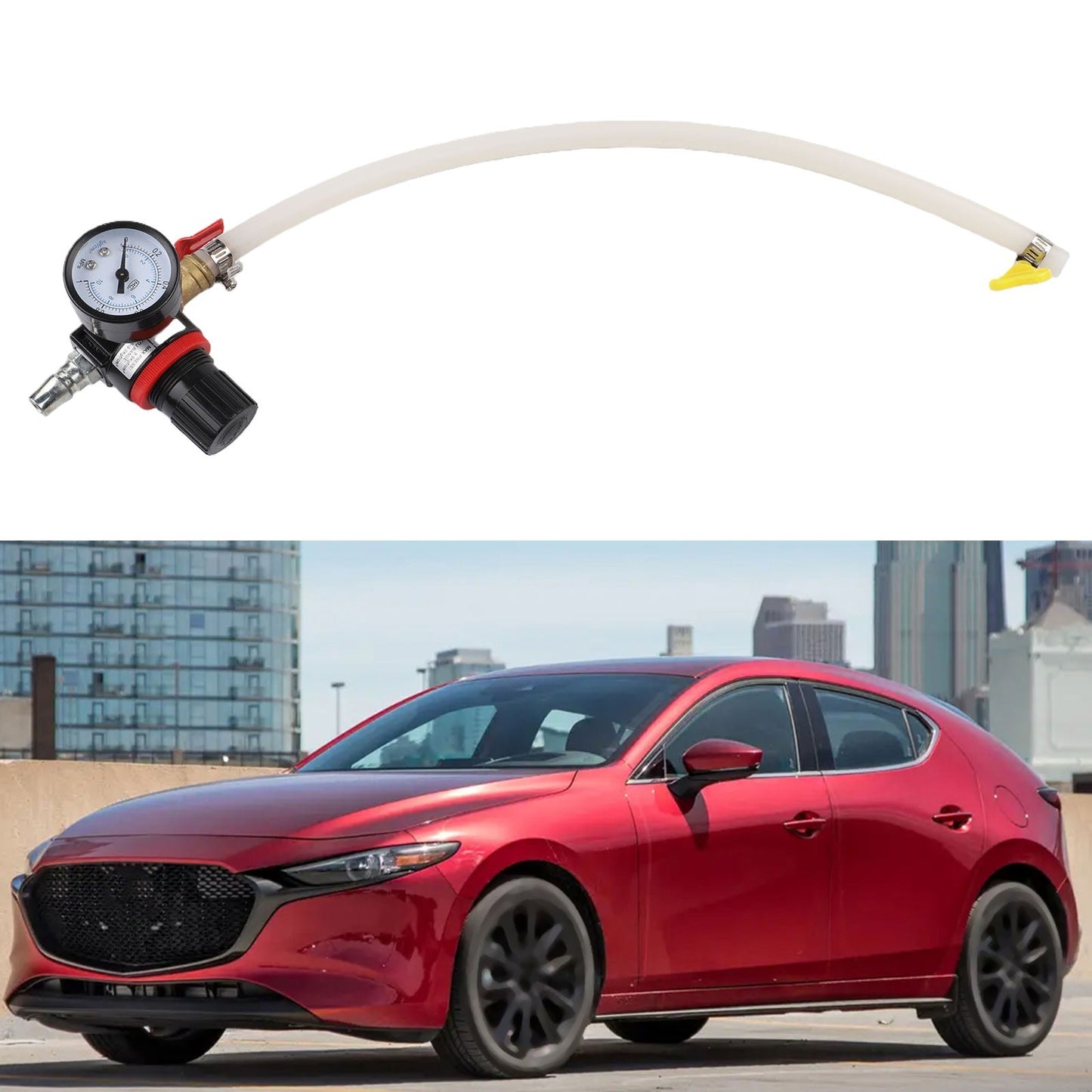 Car Truck Radiator Leak Pressure Tester Autos Water Tank Detector  Tool