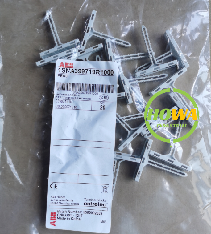 1pack/20 pieces ABB/TE Terminal  Block  Identification Seat PEAD 1SNA399719R1000
