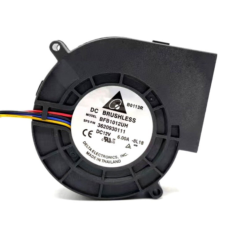 Delta BFB1012UH 12V cooling fan 6A high-power DC blower Large volume turbine