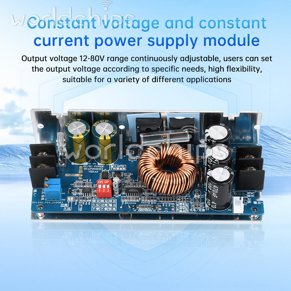 500W 20A DC-DC Boost Converter Constant Voltage and Current Power Supply Module