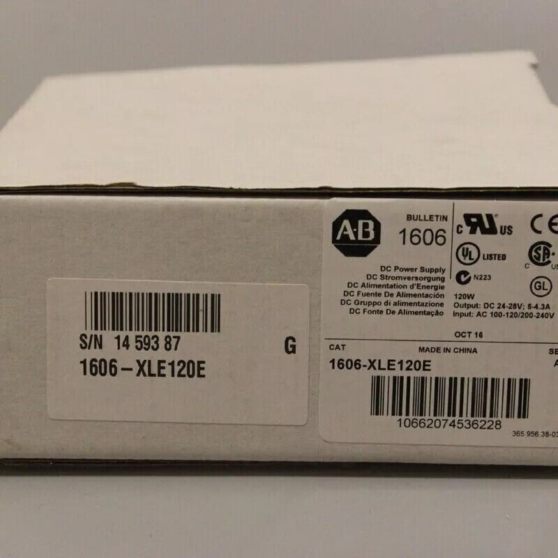 Factory Sealed AB 1606-XLE120E / A Power Supply 1606XLE120E
