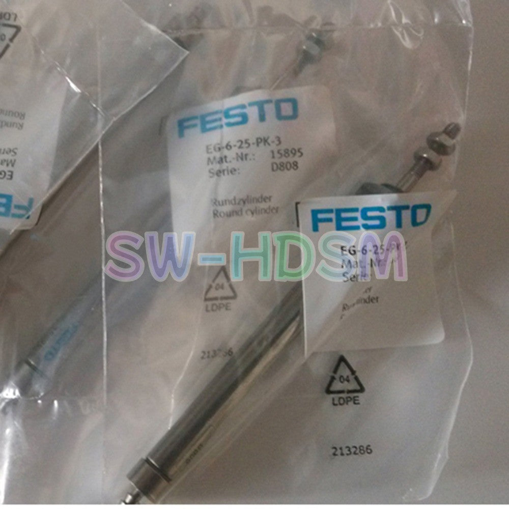 1PCS   Festo EG-6-25-PK-3 15895 Pneumatic Round Cylinder Freight Free