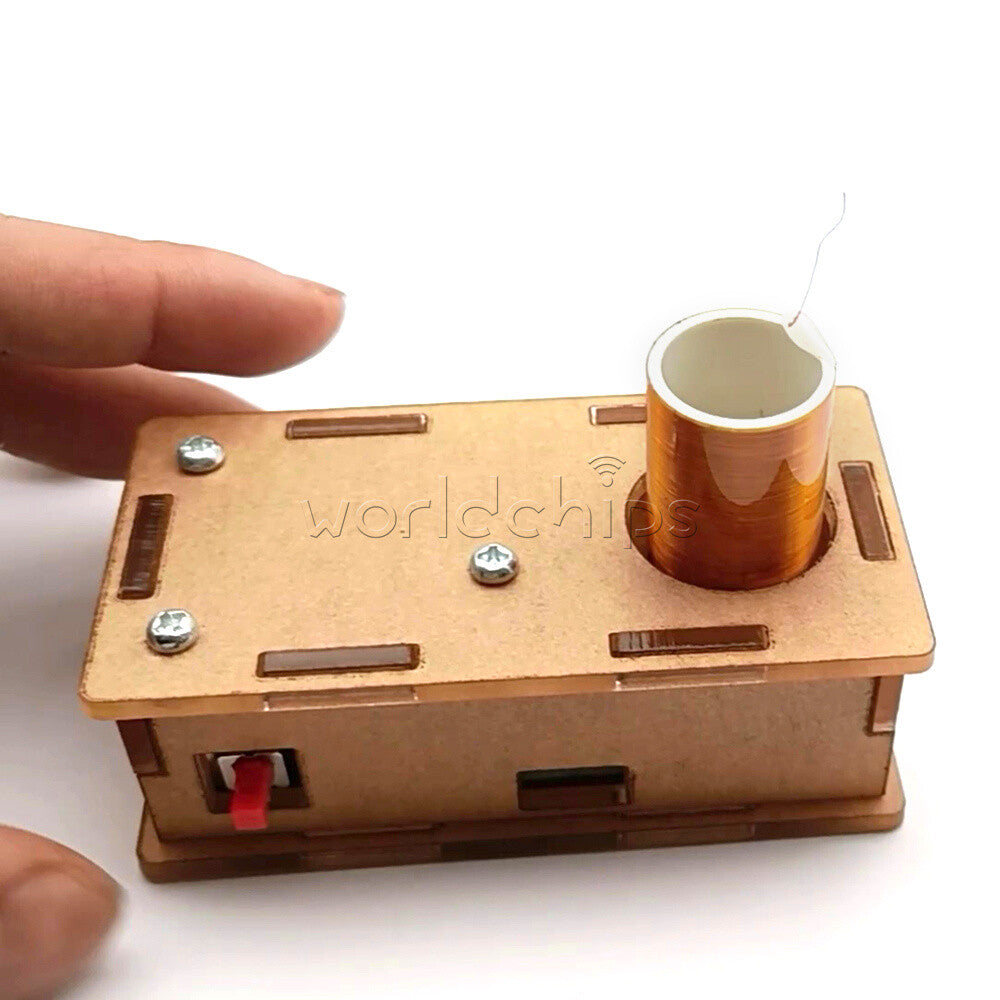 DIY Rechargeable Micro Tesla Coil Detector Electronic Anti Interference Tester