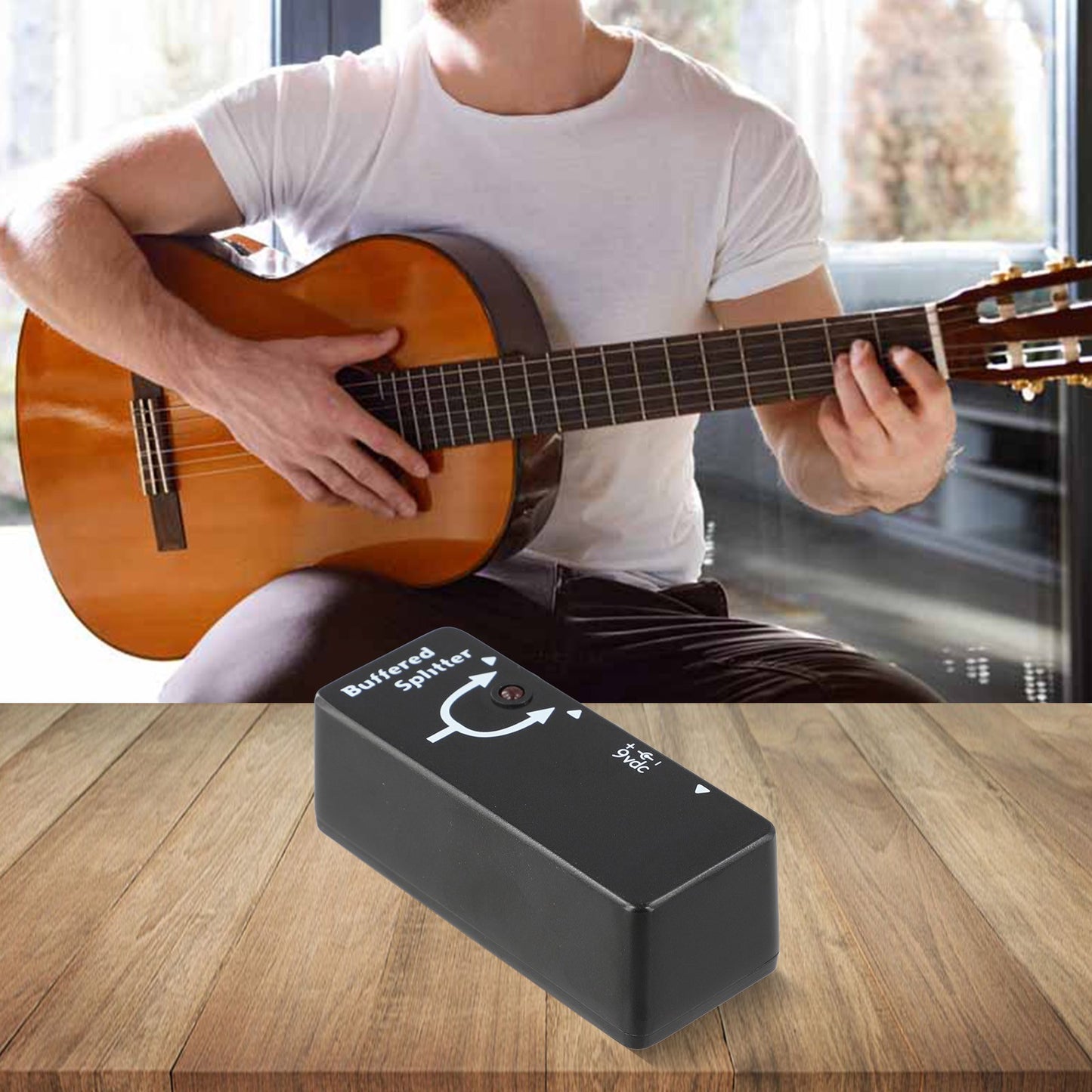 Professional Buffered Splitter Guitar Pedal for Reliable Sound Performance