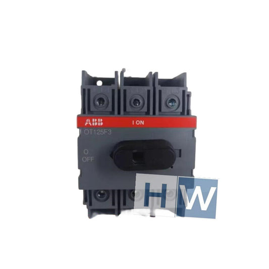 1PC  ABB Isolation Load Switch OT125F3 Three Pole DIN Rail Installation 125A