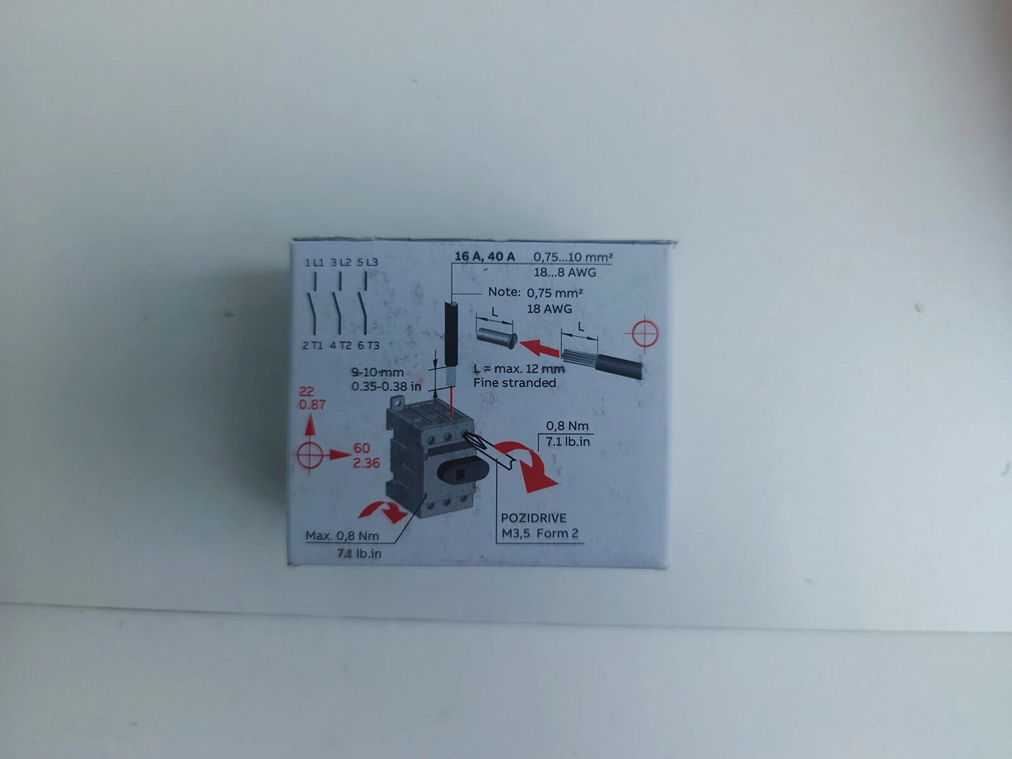 ABB OT25F3 Switch Disconnector 1SCA104857R1001 3-pole Fast delivery #P