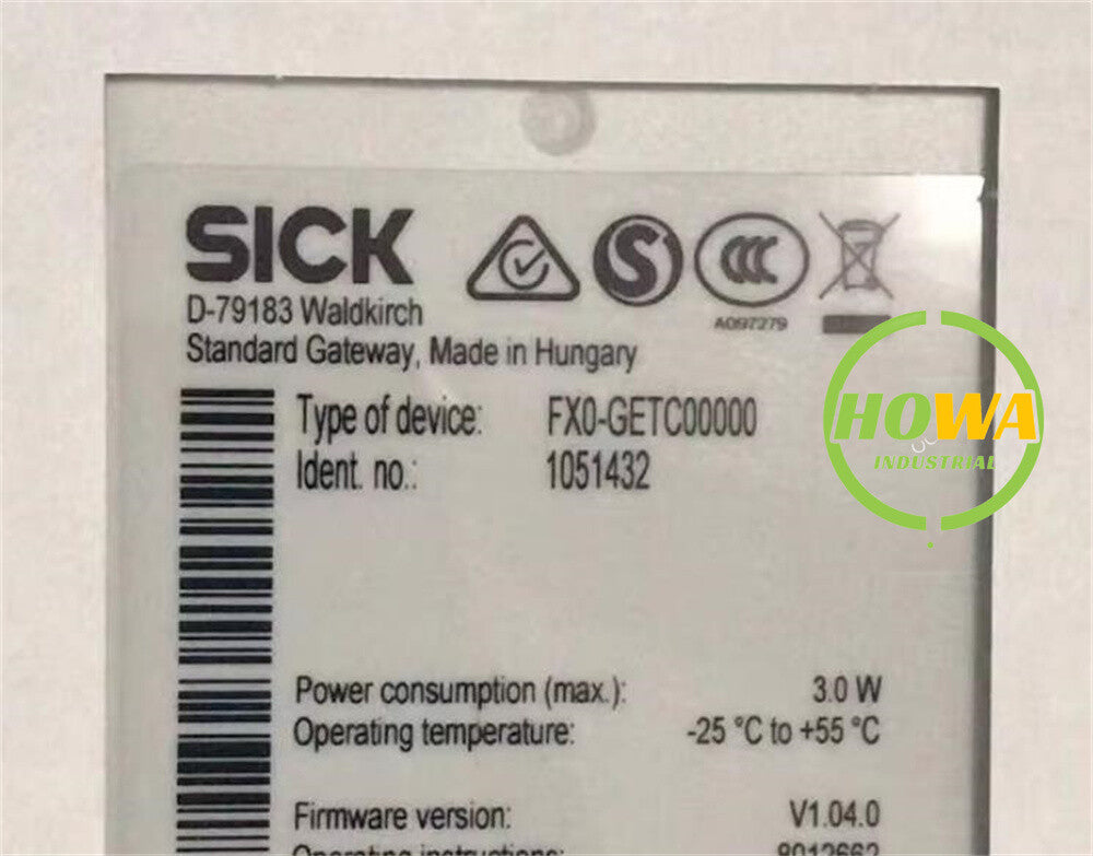 1/Piece FX0-GETC00000 1051432 SICK Gateway Security Controller
