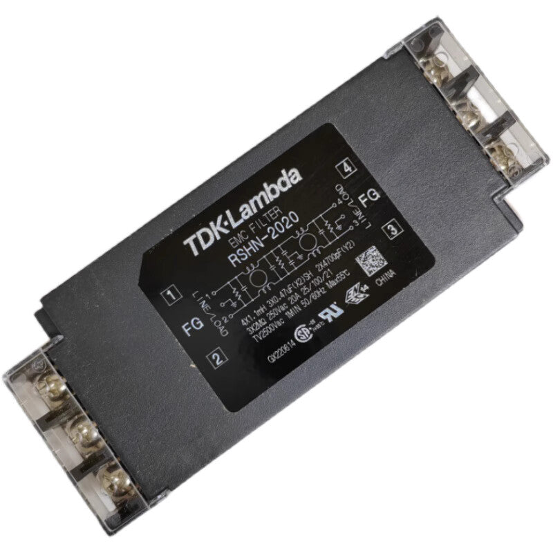 1PC  TDK Lambdat RSHN-2020 Single phase Power Filter 250VAC 20A