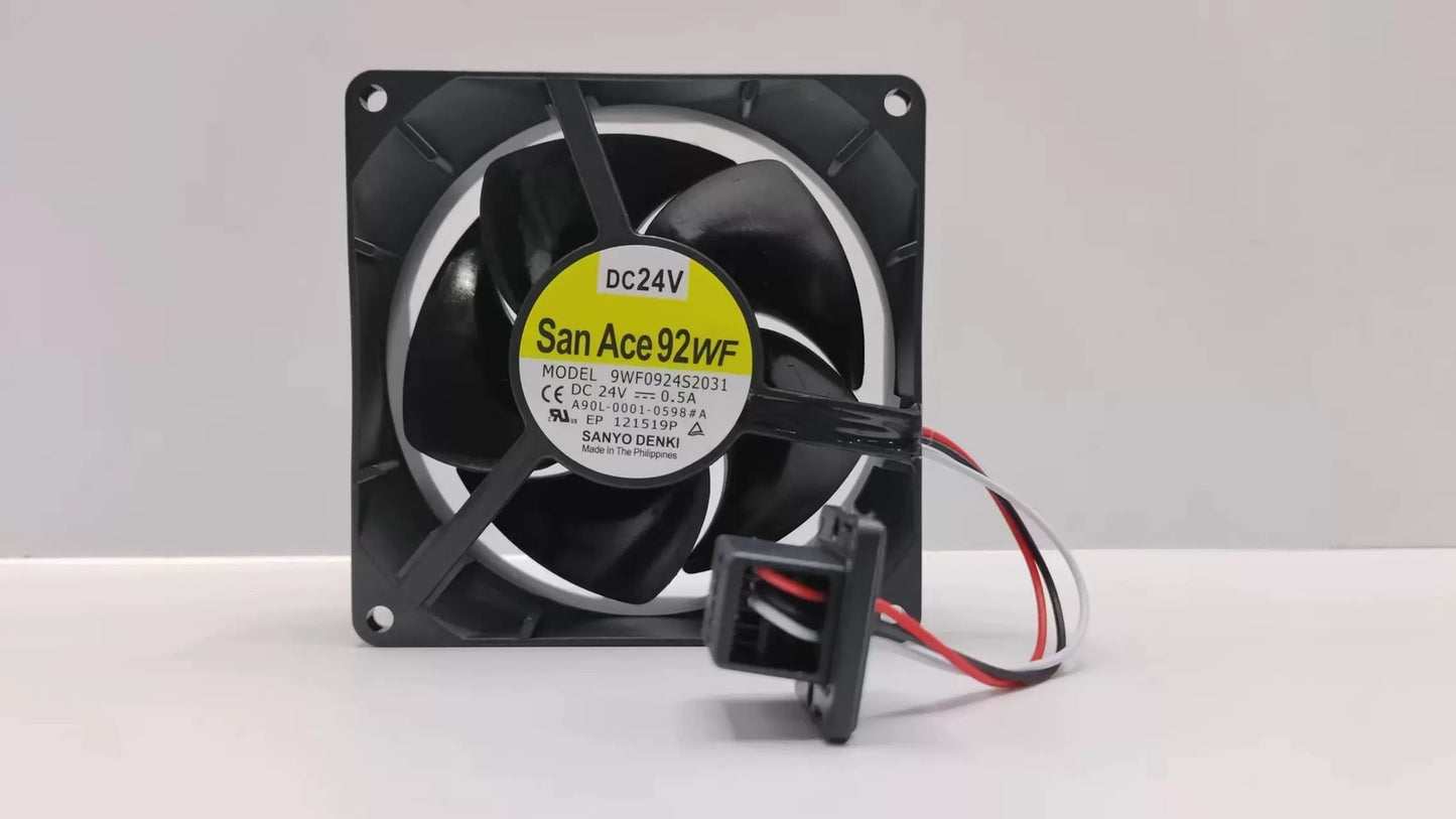 1PC  Sanyo 9WF0924S2031 A90L-0001-0598#A 24V Fanuc Cooling Fan 0.5A