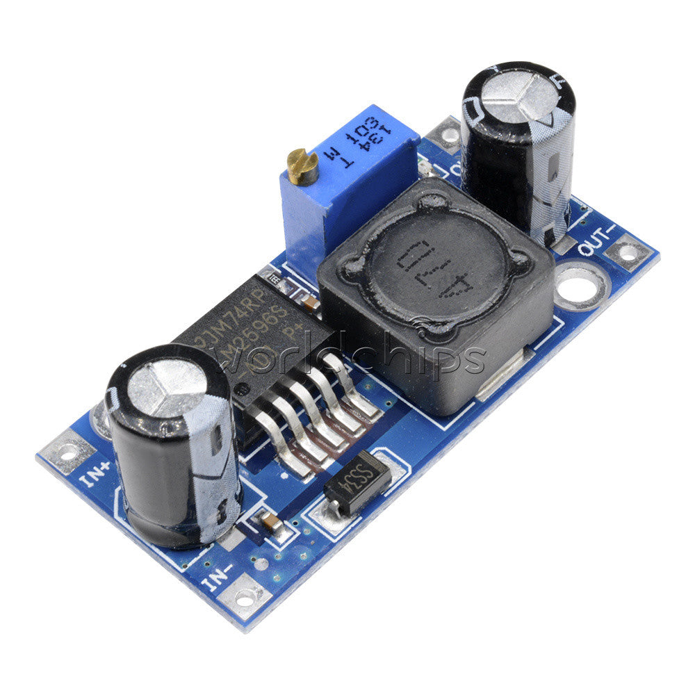 10PCS DC-DC 4V-35V 1.23V-30V LM2596 Power Supply Buck Step down Converter Module