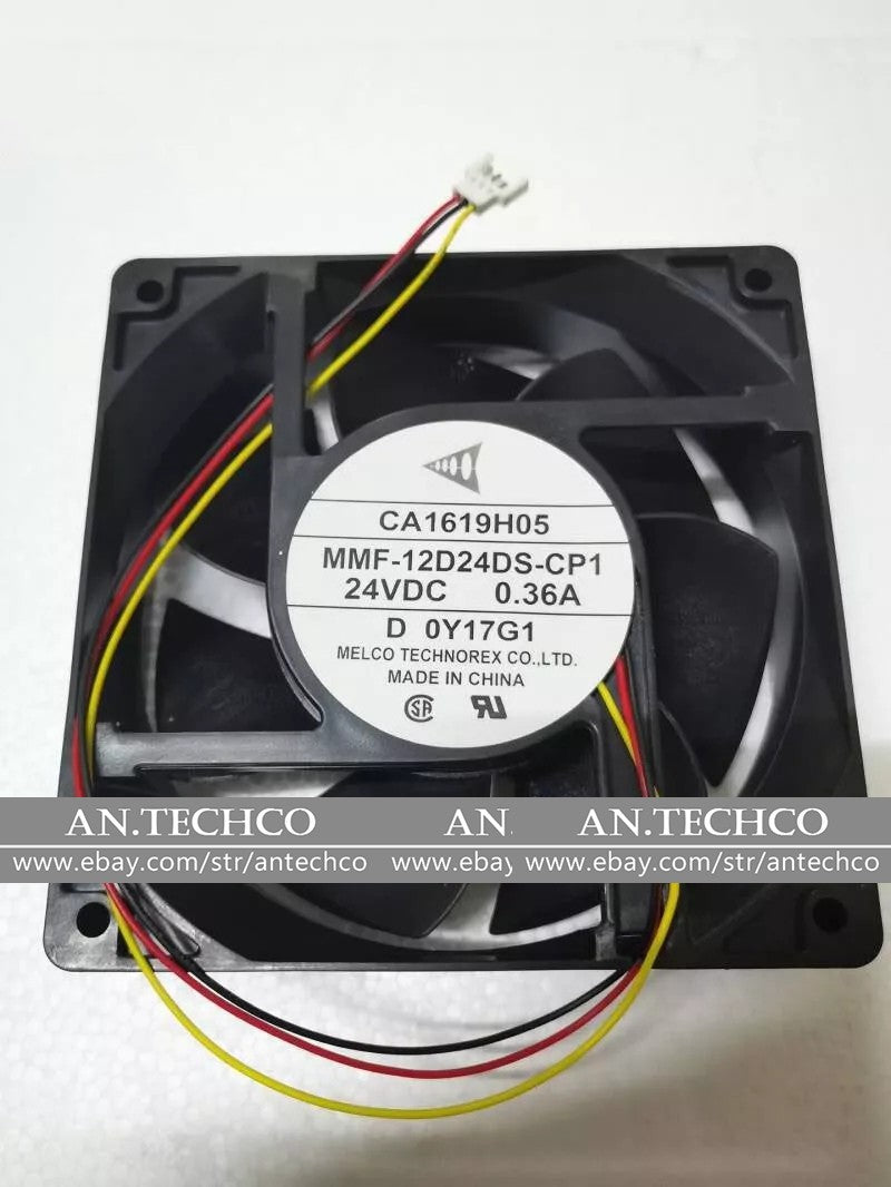Mitsubishi CA1619H05 MMF-12D24DS-CP1 24V 0.36A 3-wire cooling fan
