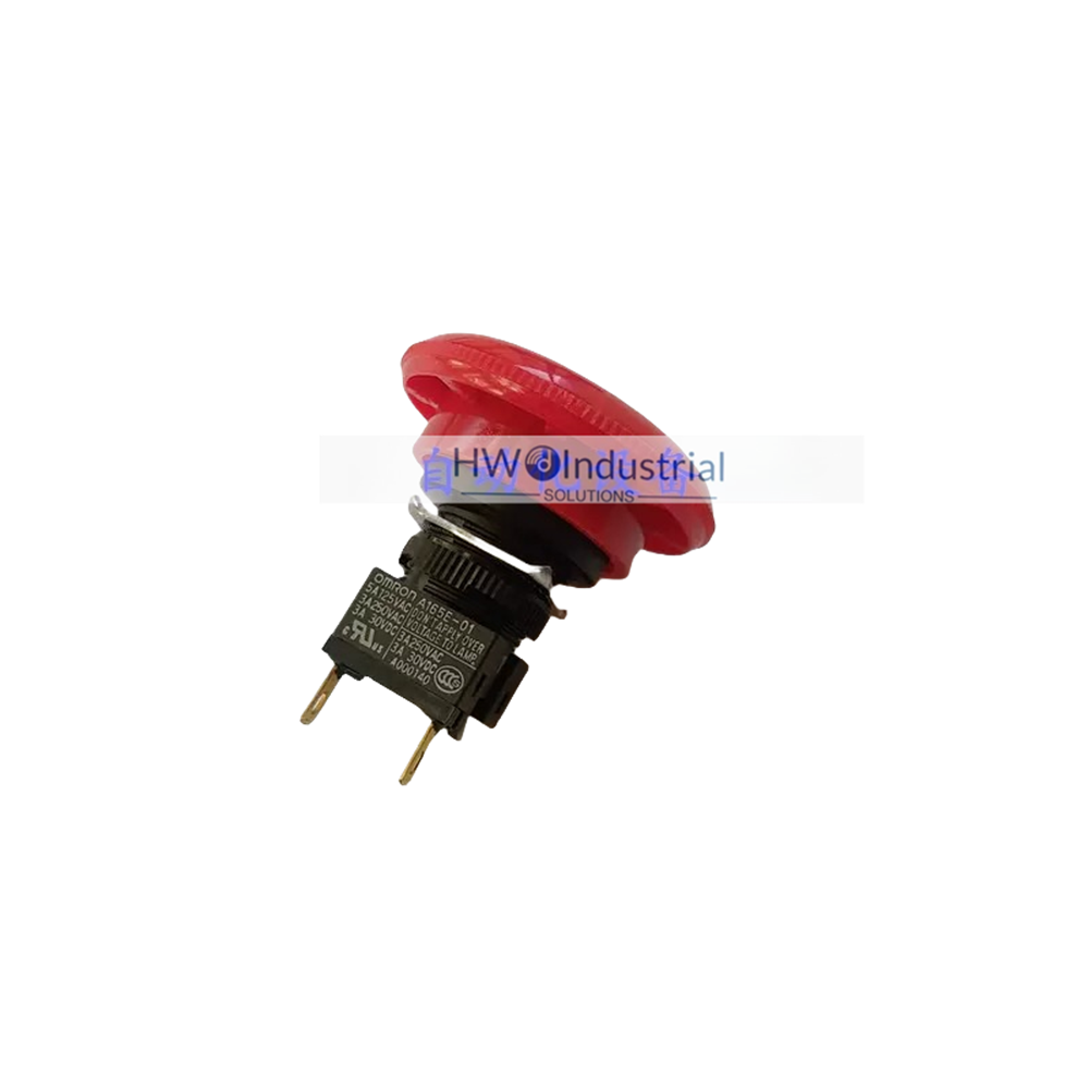 1/Piece  OMRON Emergency Stop Switch A165E-M-01 Normally Closed 1 Contact