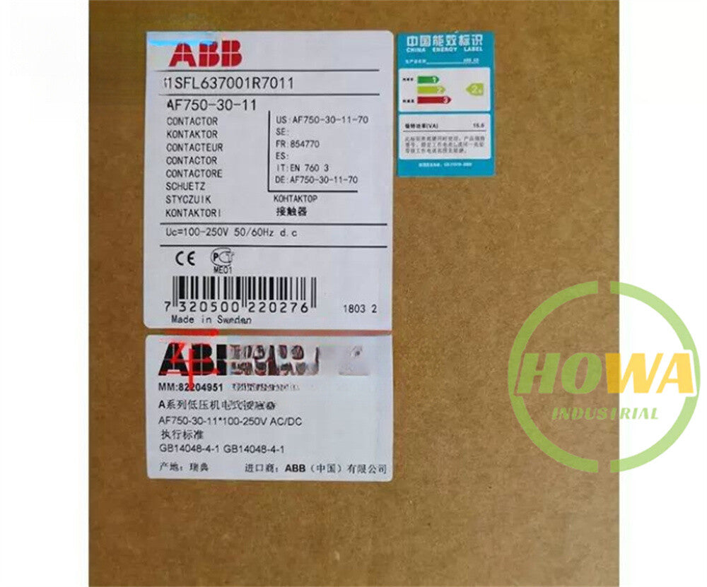1/piece  ABB Electromagnetic AC/DC Contactor AF750-30-11 Coil Voltage 100-250V