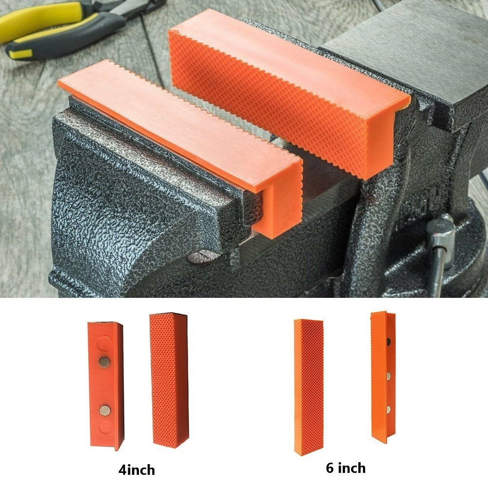 Jaw Pads 2 Pcs 4.5/6 Inch Accessories High Quality Magnetic Orange Pad Jaw
