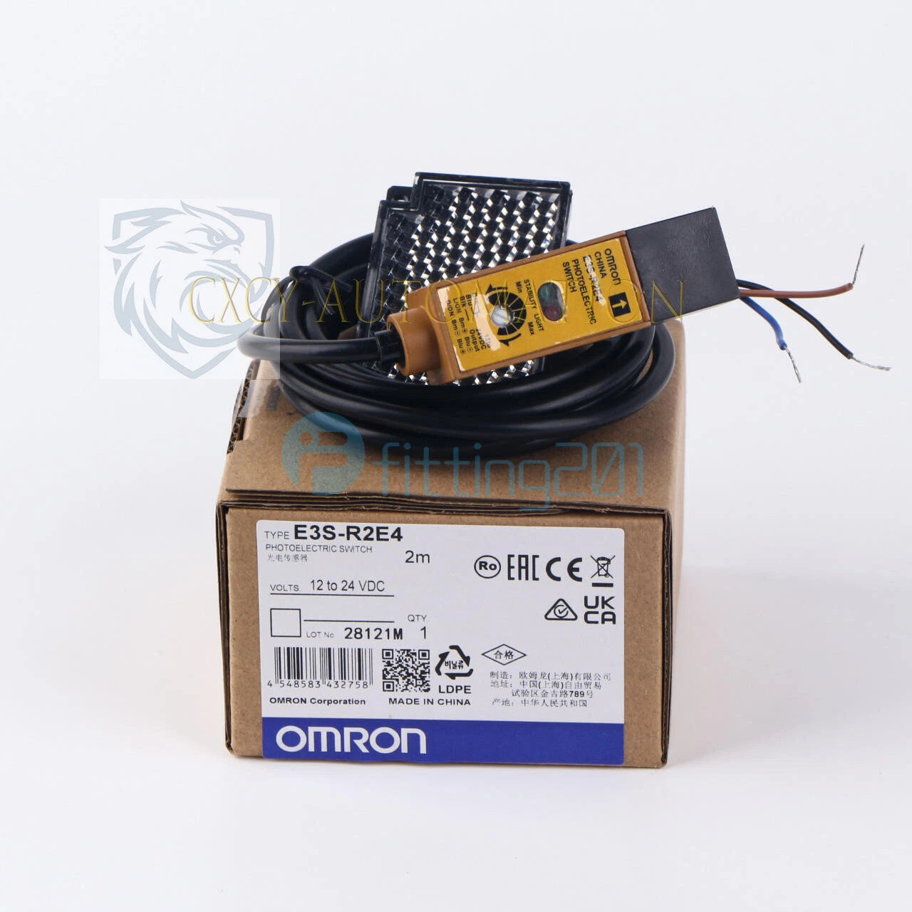 OMRON E3S-R2E4 Photoelectric Switch  1Pcs. #P