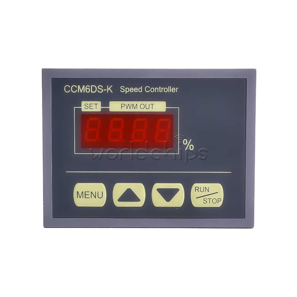 DC 12V-80V 30A Digital Display PWM DC Motor Governor Controller High Power