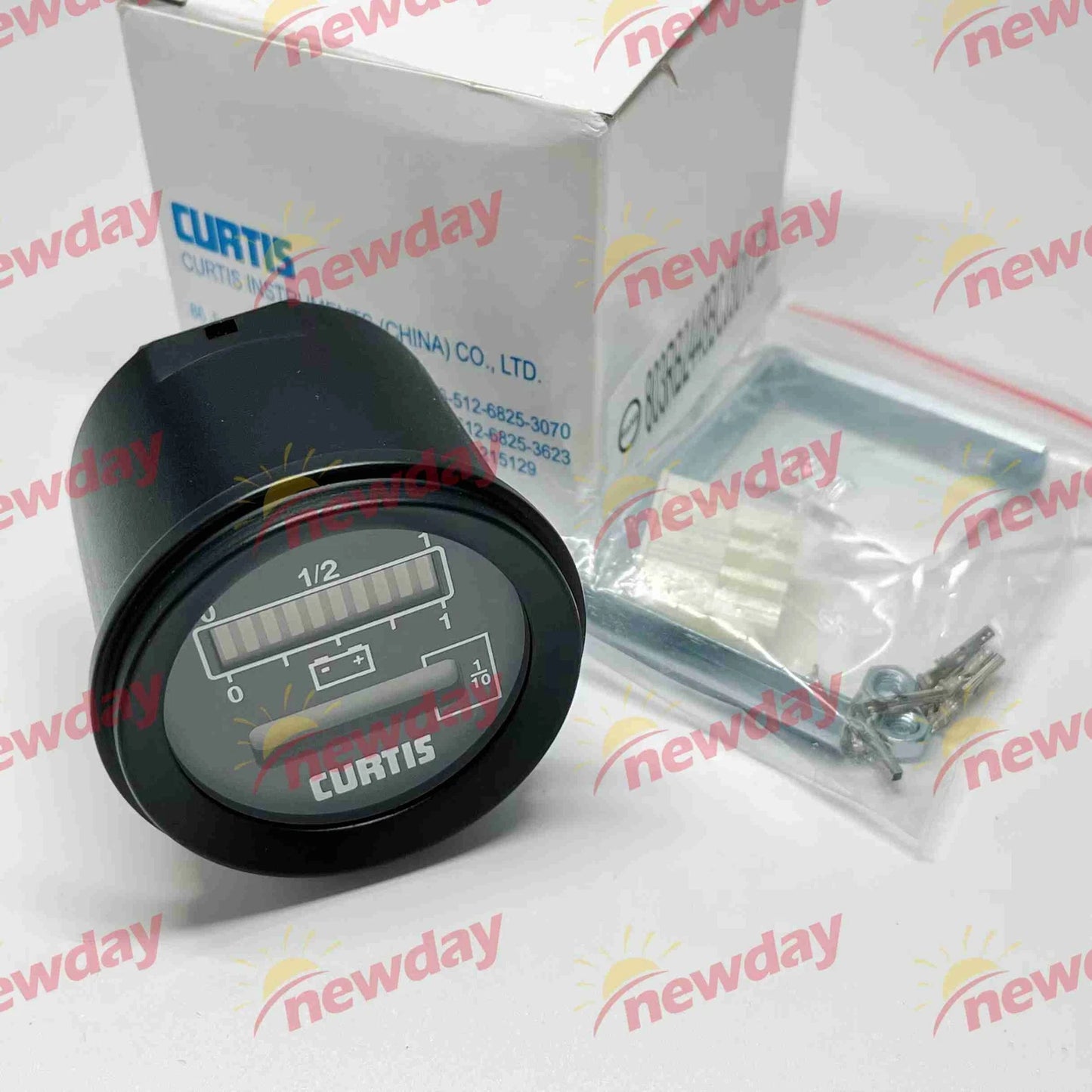 1PCS 803RB2448BCJ3010 FOR CURTIS Battery hour meter Round meter 24V/48V