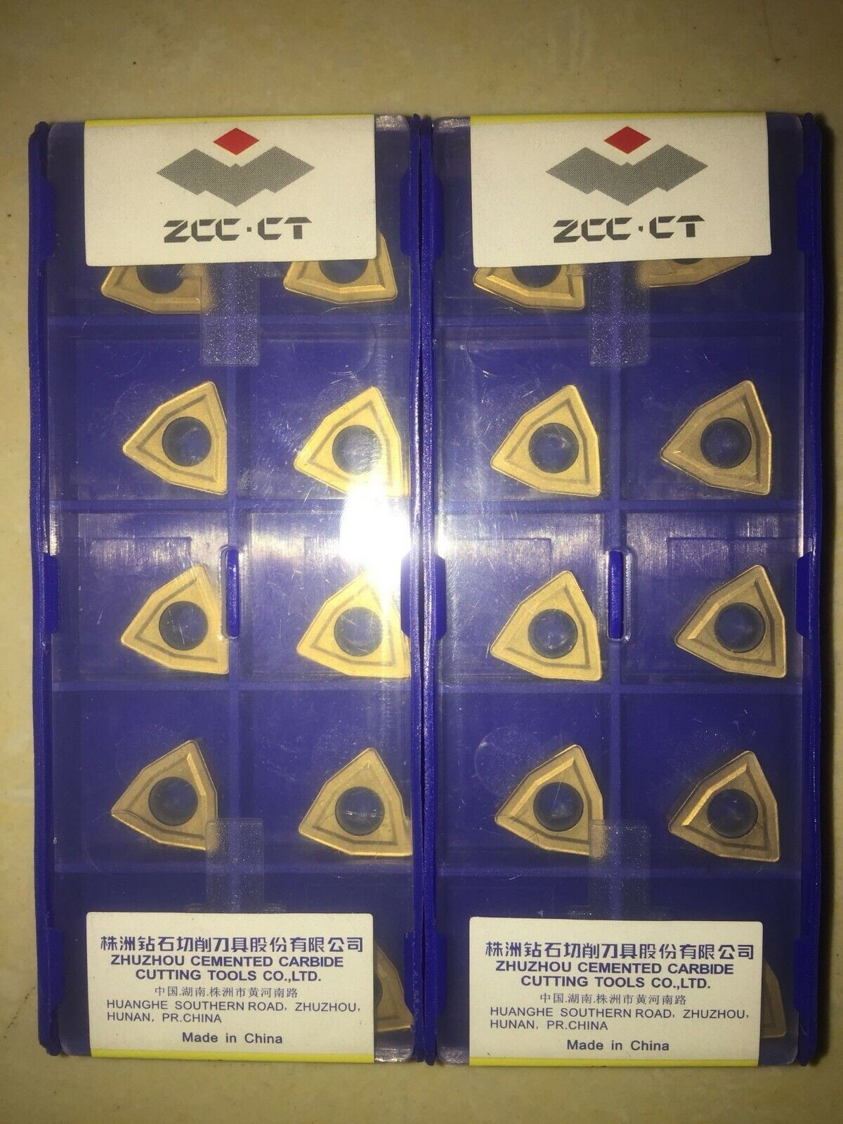 10pcs ZCC.CT WCMX06T308R-53 YBG201 WCMX32.52R-53 CNC blade carbide inserts