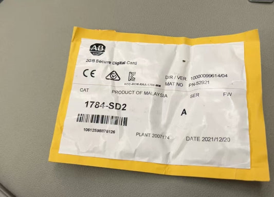 1784-SD2 ControlLogix Secure Digital Card   AB Sealed 1784SD2