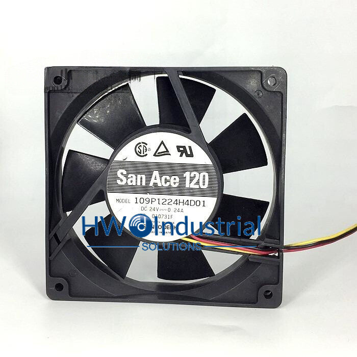 1PC Sanyo 109P1224H4D01 12CM 12025 24V 0.24A Inverter Cooling Fan 3-wire