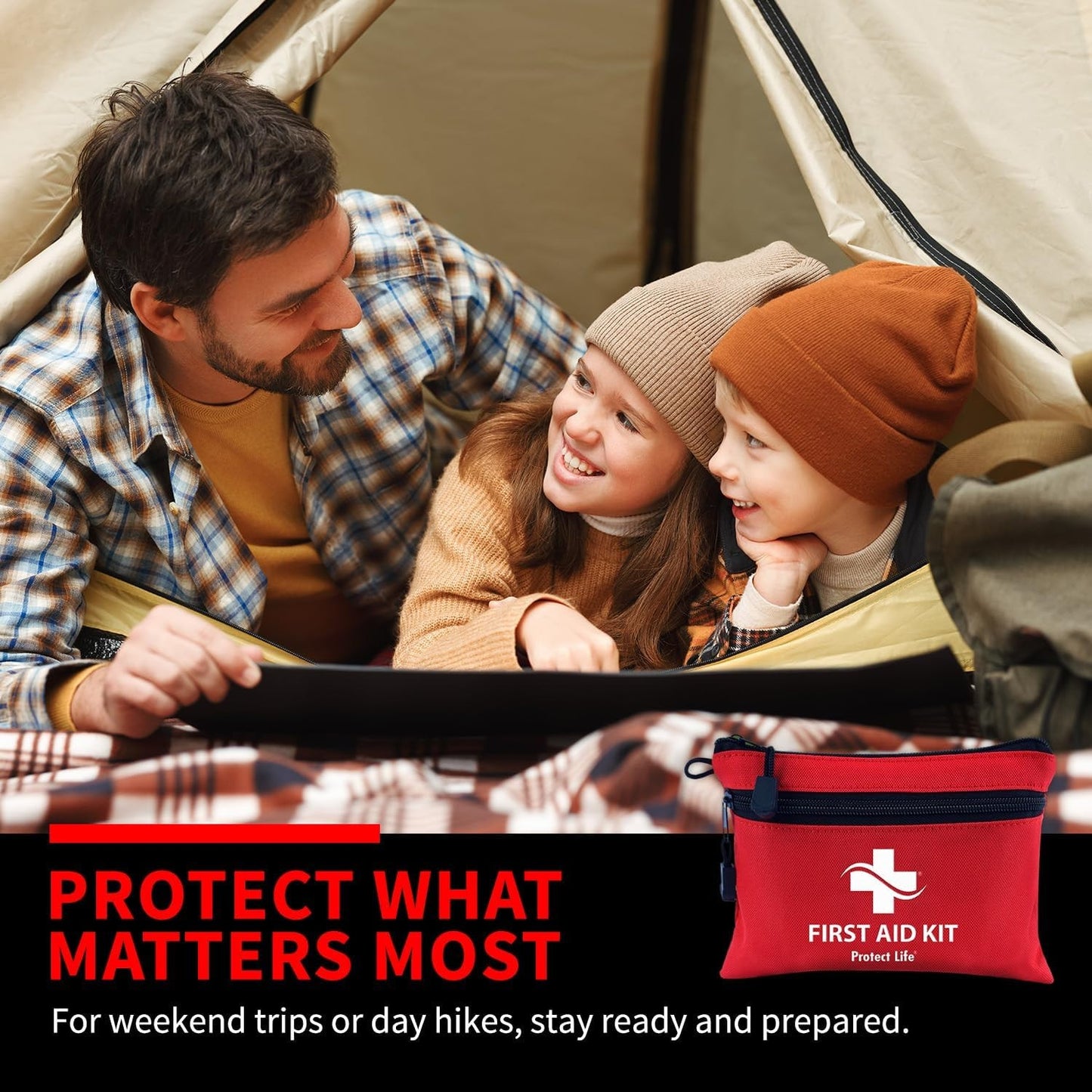 Survival First Aid Kit for Home/Business, Camping Survival Kits | Mini Travel Fi