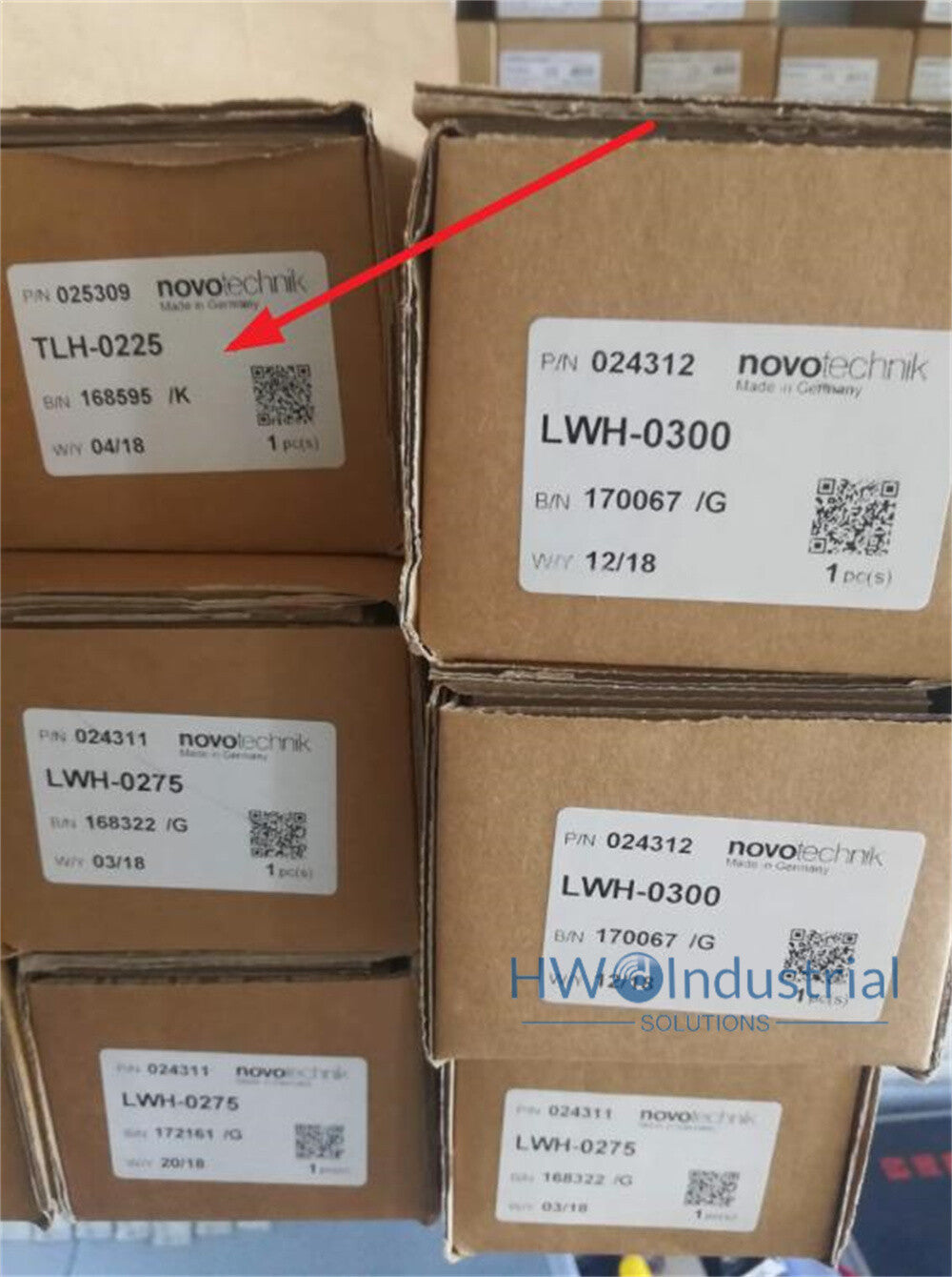 1/Piece  LWH-0225 NOVO technik Displacement Sensor LWH0225 Electronic Ruler