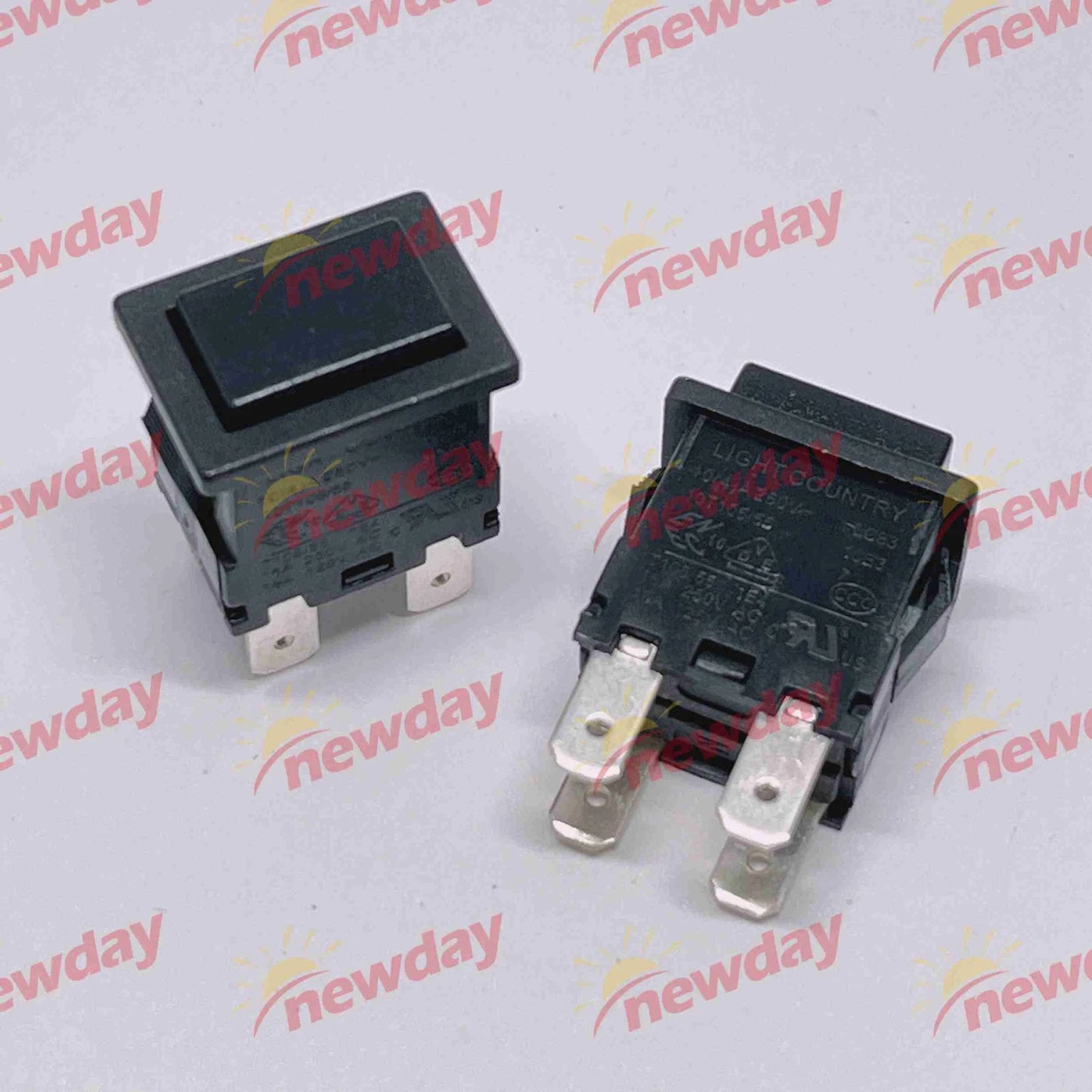 2pcs Light Country Self-locking Pushbutton Switch  LC83 10A 250V 4Pins