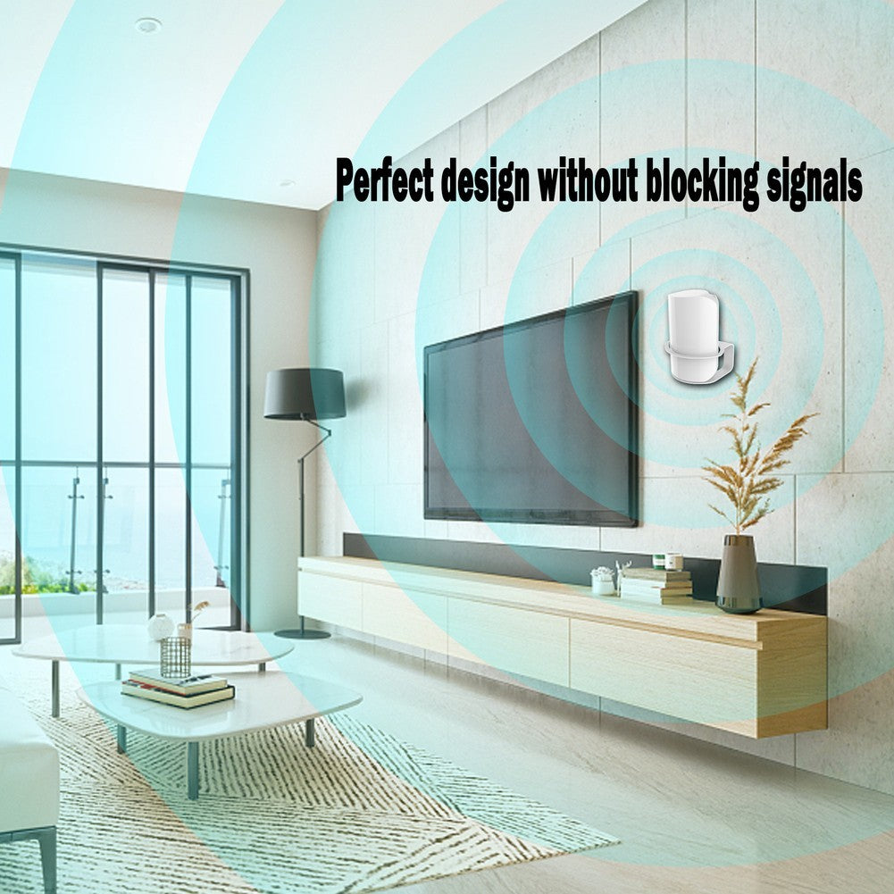 White Removable Metal Wall Mount Compatible with For EERO Pro7 Easy Install
