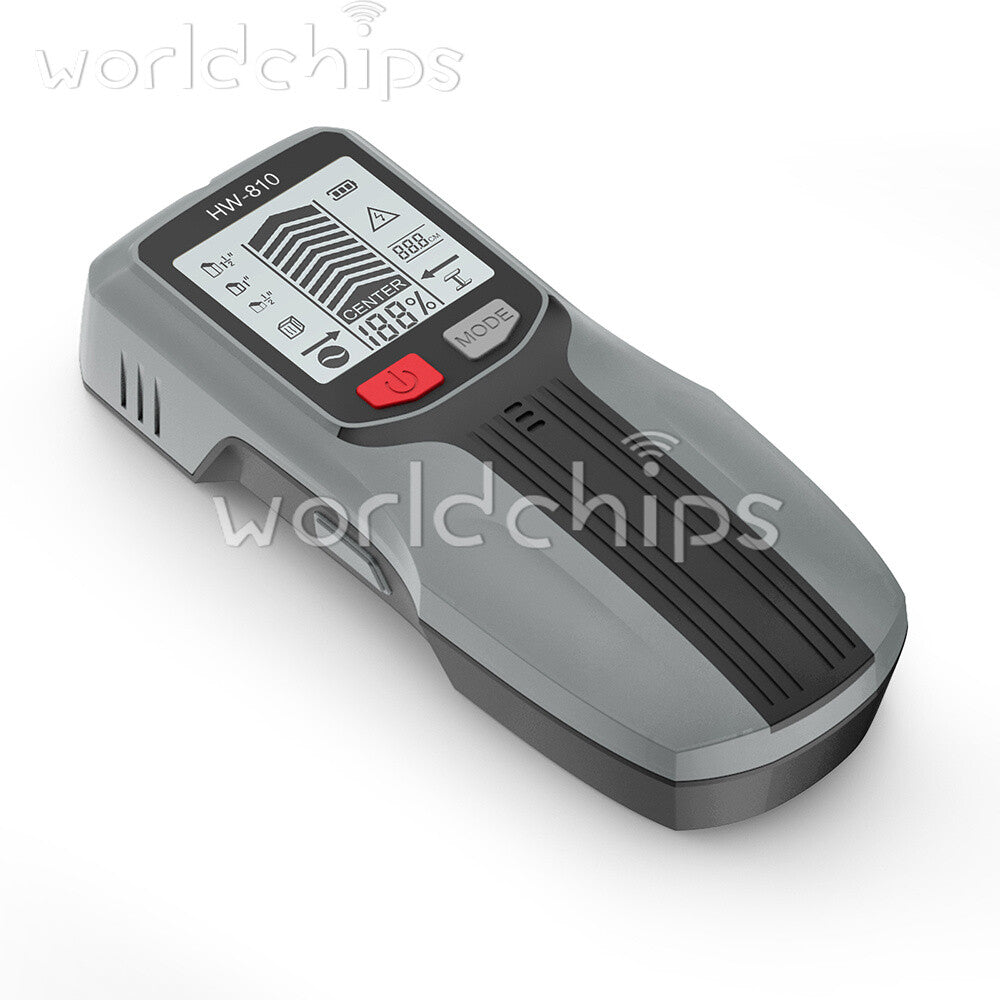 6-in-1 Stud Finder Wall Scanner LCD Display Detector for Wood AC Metal detection