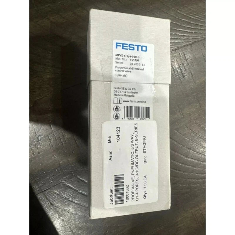 1PC  Festo MPYE-5-1 4-010-B 151694 Control Valve In Box  Free Shipping
