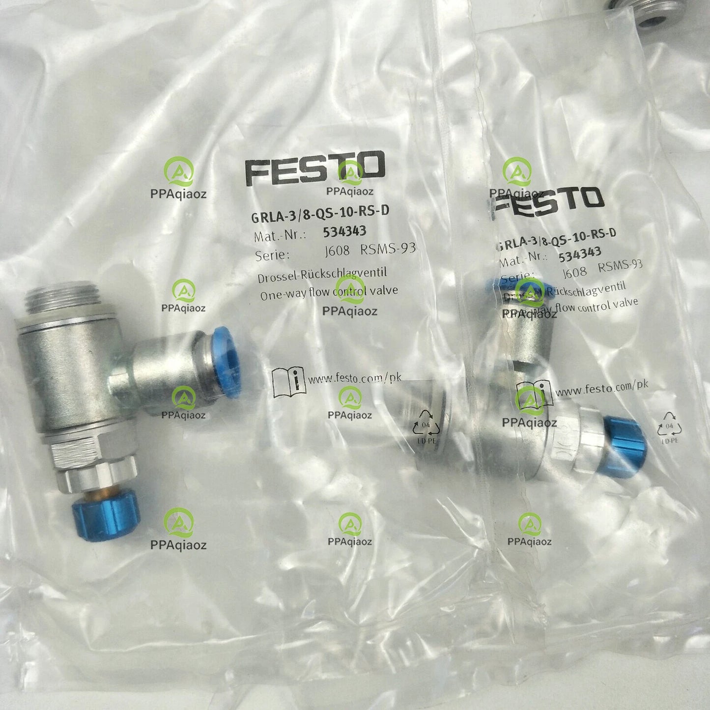 1PC  FESTO GRLA-3/8-QS-10-RS-D 534343 Throttle Valve Free Shipping