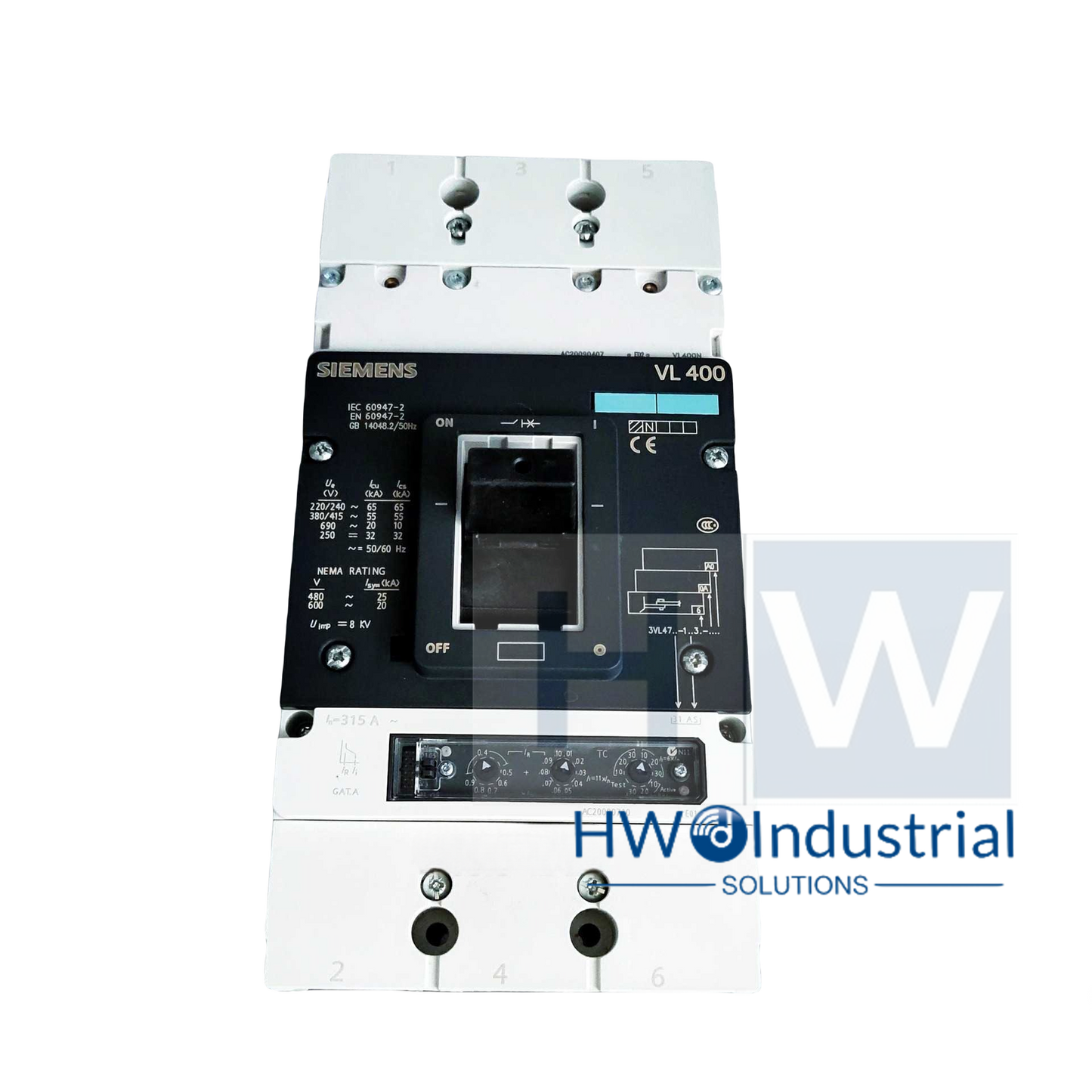 1Pc  SIE-MENS VL400 Circuit Breaker 3VL4740-1AA36-0AA0 Expedited