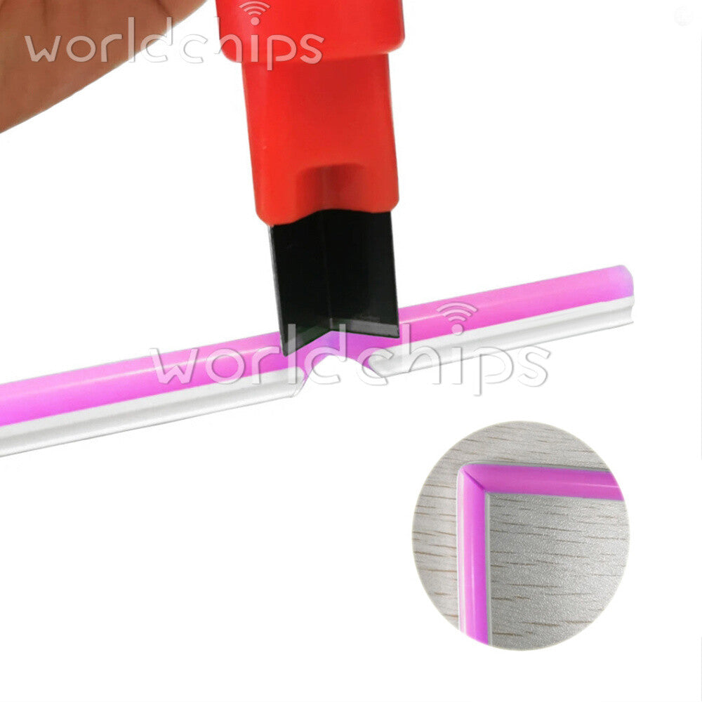 Split LED Neon Strip Cutting Tool Right Angle Arc Cutter Portable Engraving Cut