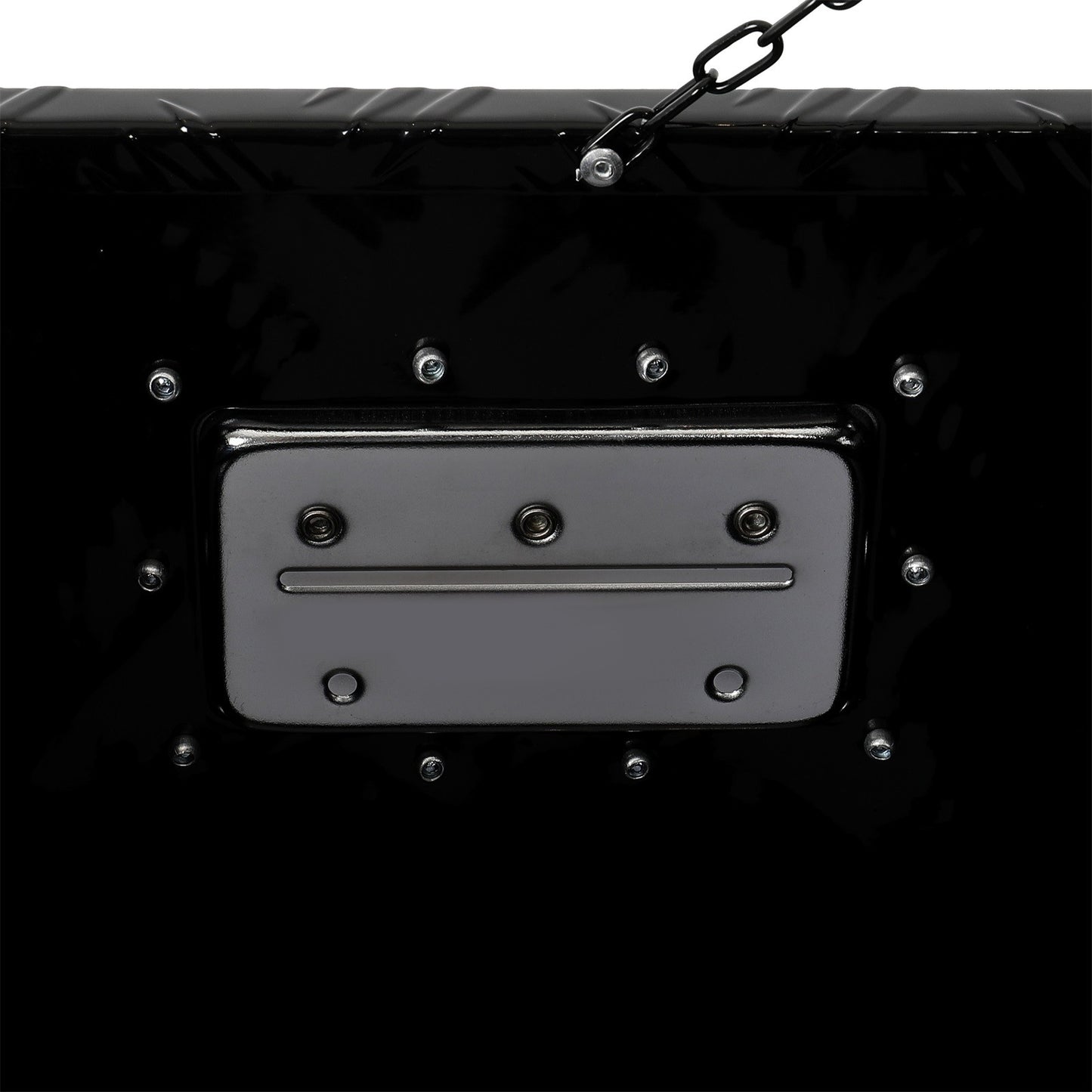 39"*13"*10" ALUMINUM PICKUP TRUCK TRUNK BED TOOL BOX TRAILER STORAGE BLACK