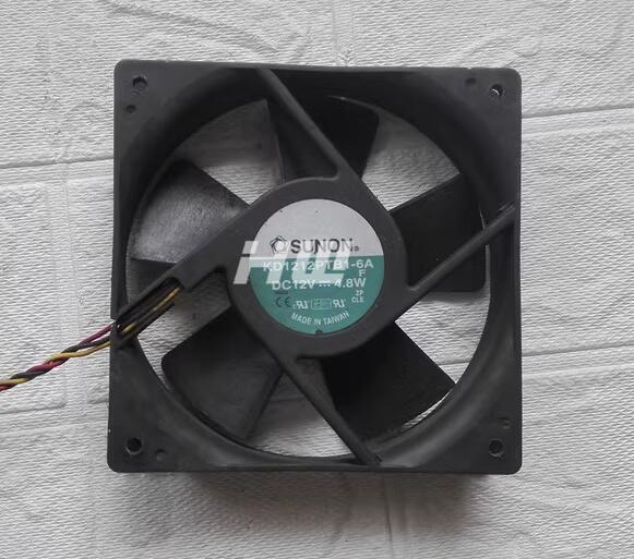 SUNON KD1212PTB1-6A DC 12V 4.8W 12025 12CM 2-wire case cooling fan