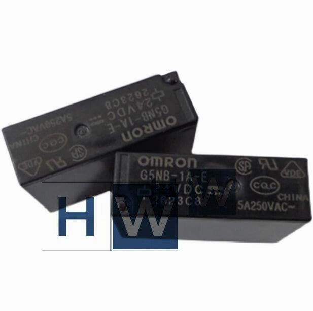 10Pcs  OMRON Relay G5NB-1A-E 24VDC One Set of Normally Open 4-pin 5A250VAC