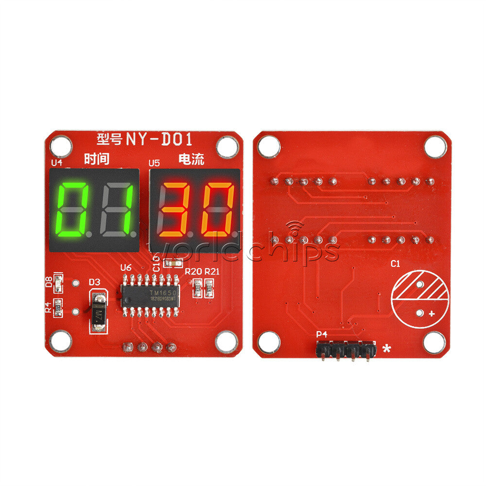 100A Spot Welder Machine Controller Time Current Control Digital Board US