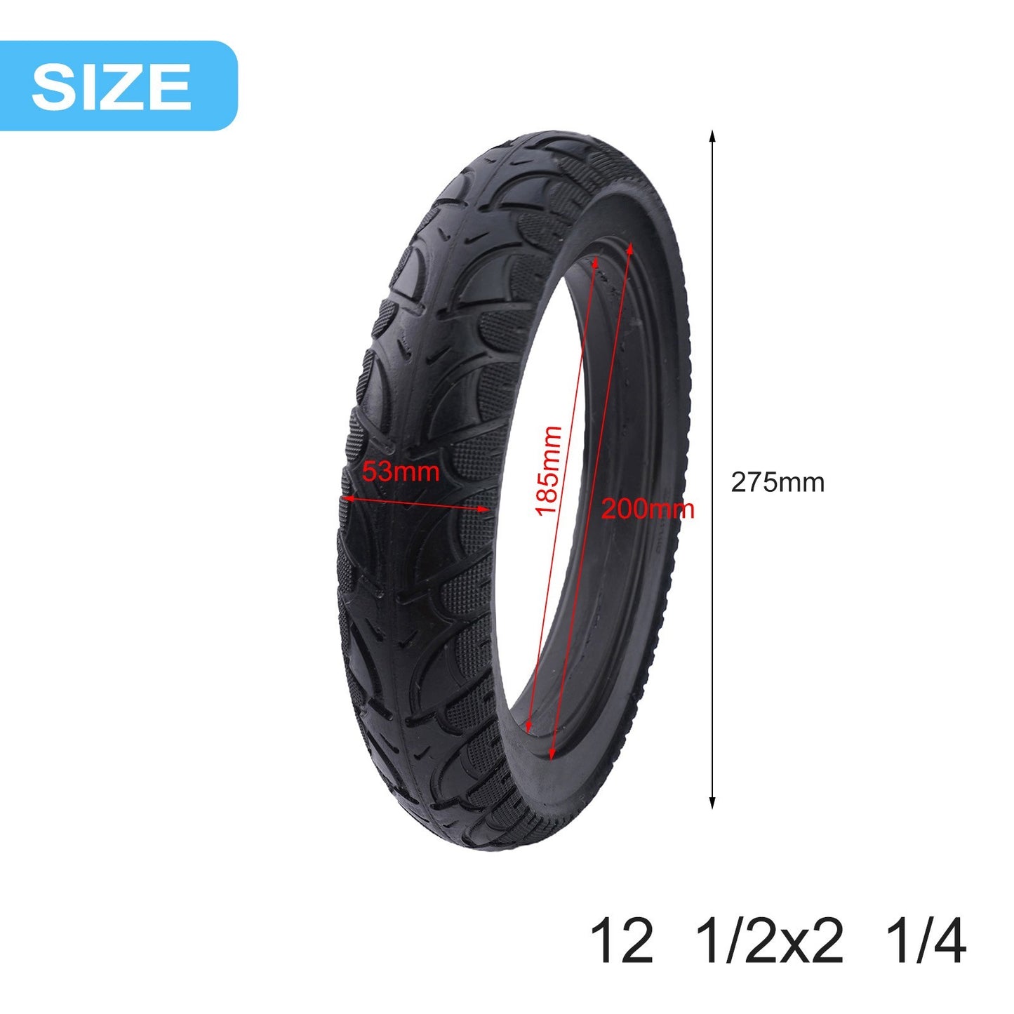12 1/2*2 1/4(57-203)Air Punctureproof Tyre Electric Scooter Solid Tire
