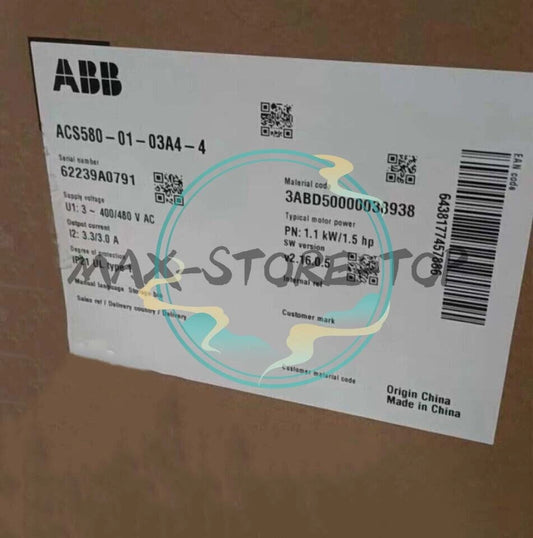 ACS580-01-03A4-4  ABB ACS5800103A44 Frequency Converter Module Fast delivery