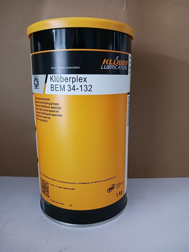KLUBER Lubrication Kluberplex BEM 34-132 1Kg  (2.2 LB)  free ship