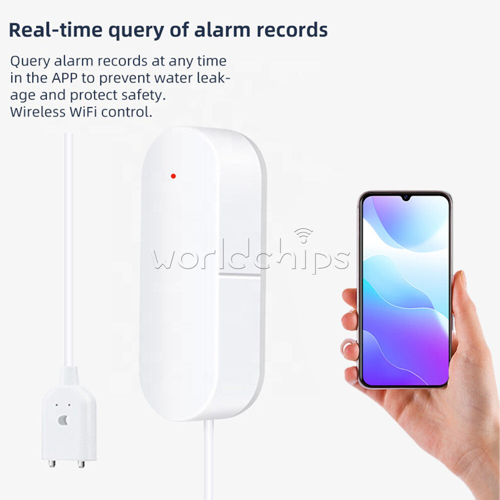 intelligent WiFi Water Level Sensor Detector Water Leak Alarm Mobile APP Remote