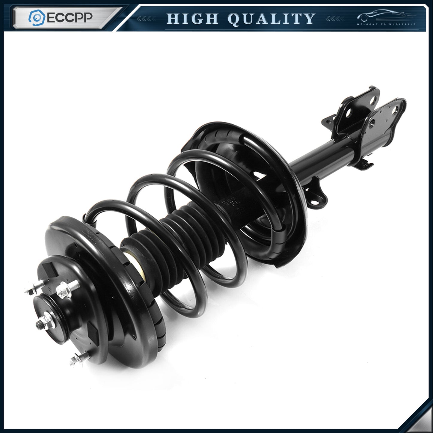 Front (2) Complete Struts Mounts Spring Rear (2) Shocks For 2003-2006 Acura MDX