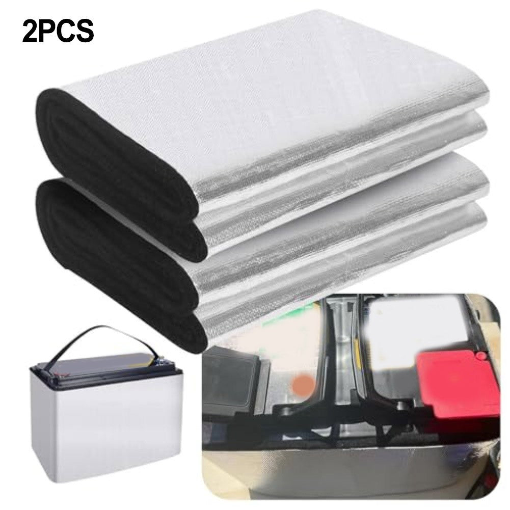 Heat Shield Battery Insulation Blanket Set Fireproof Aluminum Foil 3MM Pad