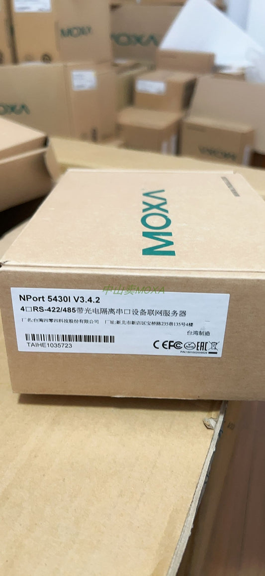 1pcs  MOXA NPort 5430I RS422/485 4 Port Photoelectric Isolation  Server