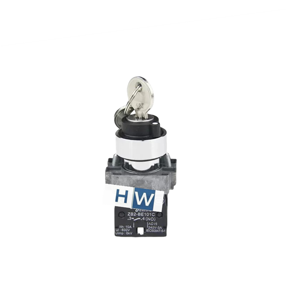 2/Piece  Key Selection Switch XB2BG53C XB2-BG53C 2NO 3-gear Self-locking